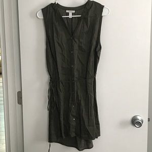 Green maternity tunic